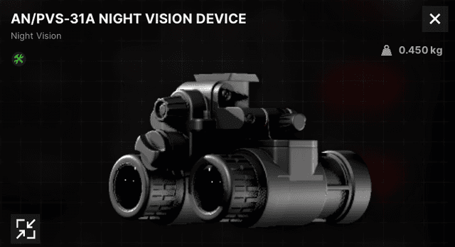 AN/PVS-31A Night Vision Device