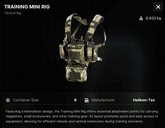 Training Mini Rig