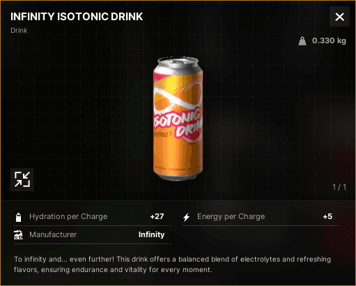 Infinity Isotonic Drink