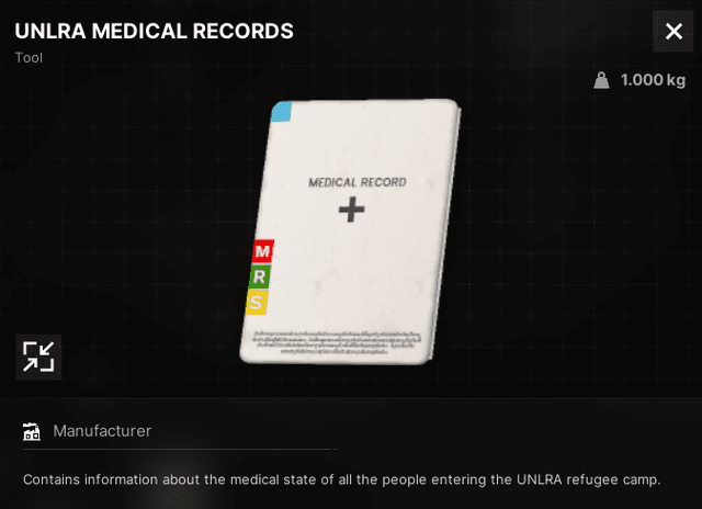 UNLRA Medical Records