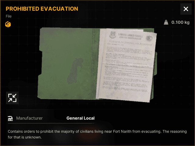 Evacuation Orders