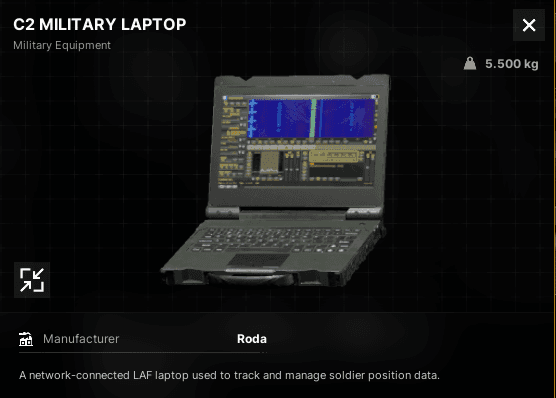 C2 Military Laptop
