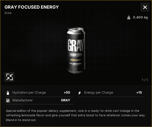 Gray Focused Energy