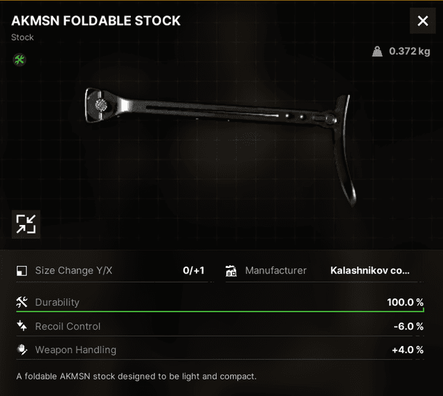 AKMSN Foldable Stock
